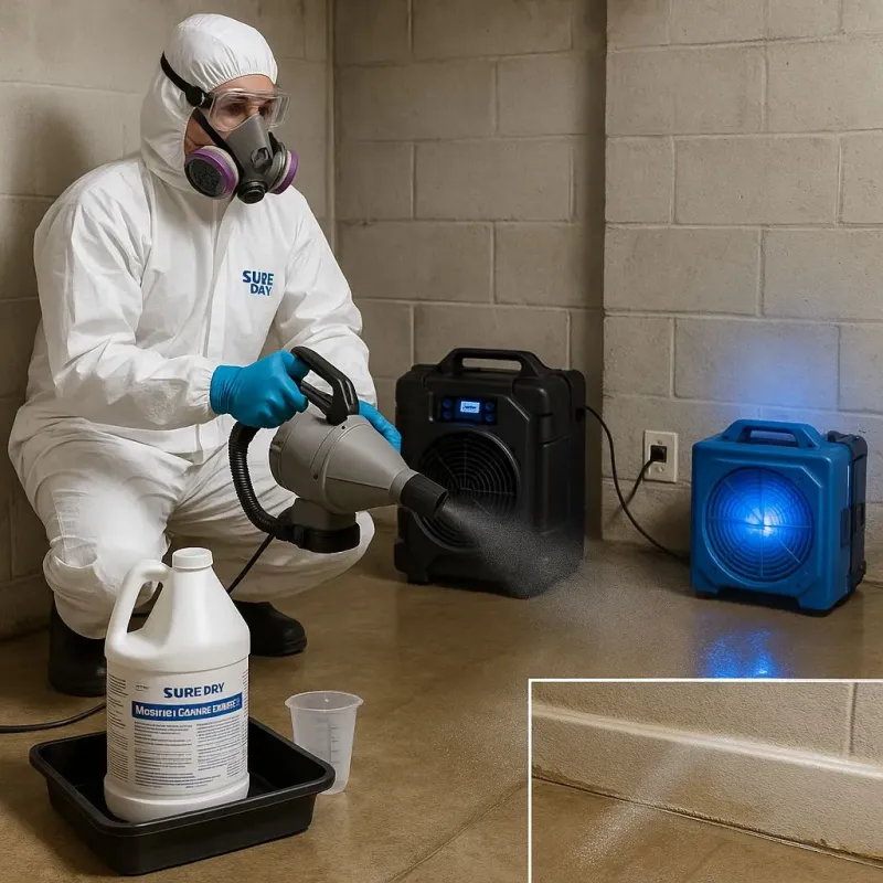 Sanitization and Odor Removal process in Menomonee Falls, WI